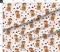 Various Fabrics by the Yard or Fat Quarter Maroon Floral Highland Cow Pink Cows Scottish Custom Printed Fabric by Spoonflower